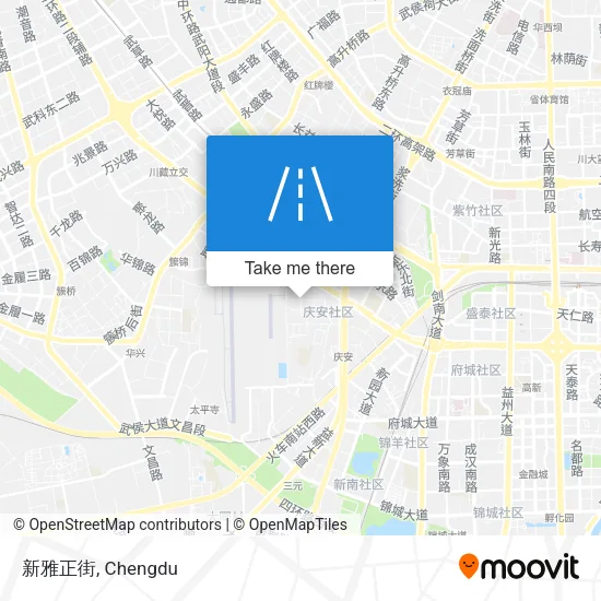 新雅正街 map