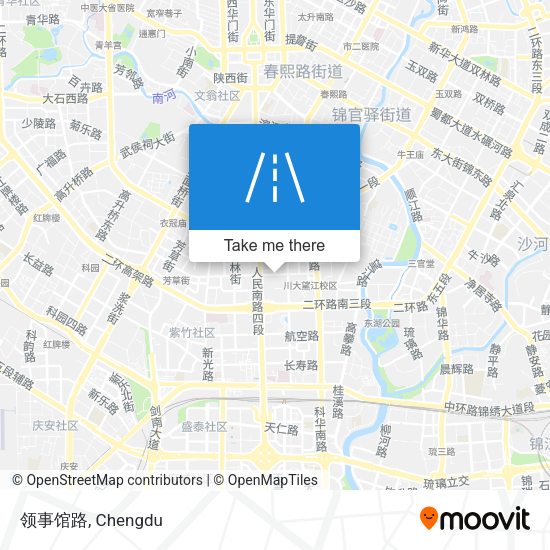 领事馆路 map