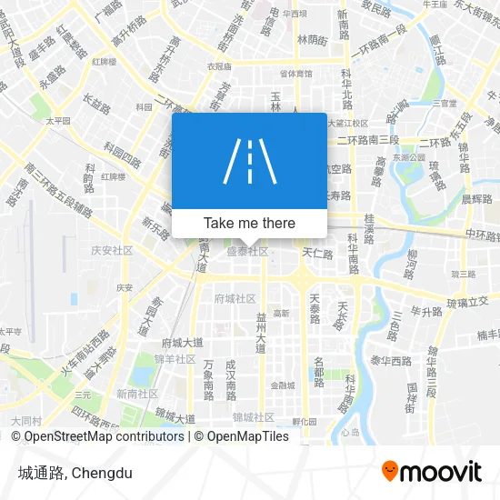 城通路 map