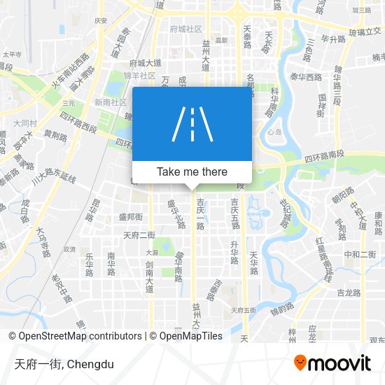 天府一街 map