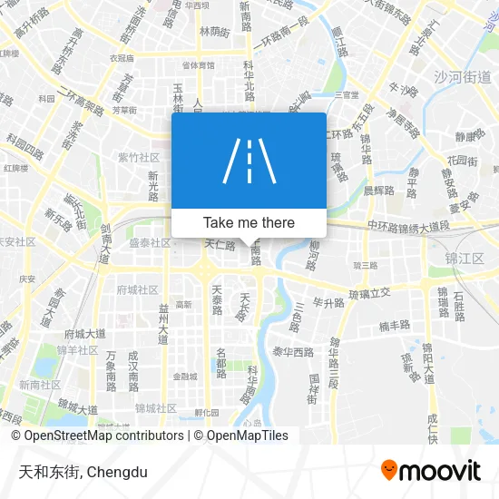 天和东街 map