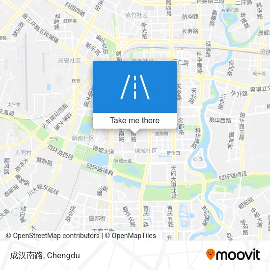 成汉南路 map