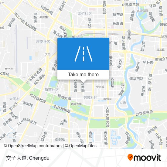 交子大道 map