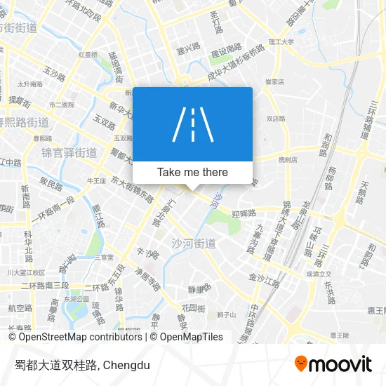 蜀都大道双桂路 map