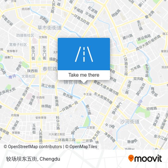 较场坝东五街 map