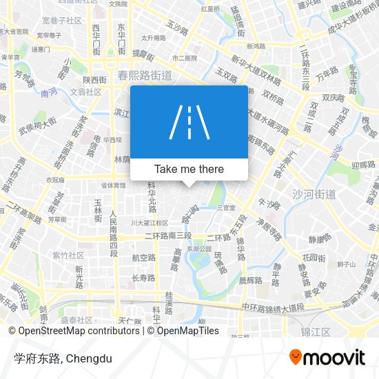 学府东路 map