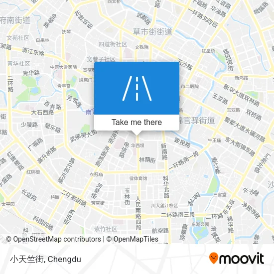 小天竺街 map