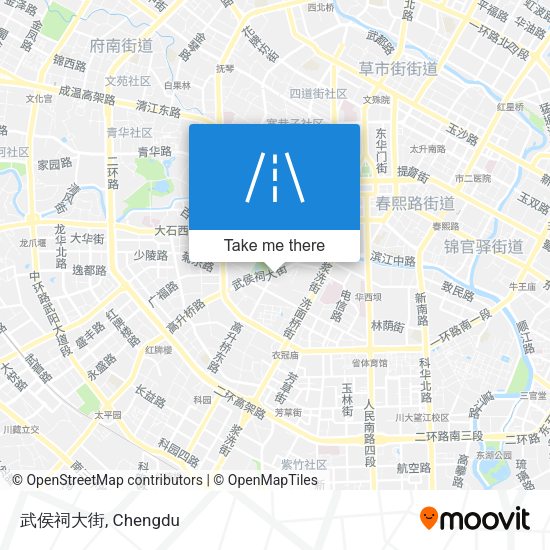武侯祠大街 map