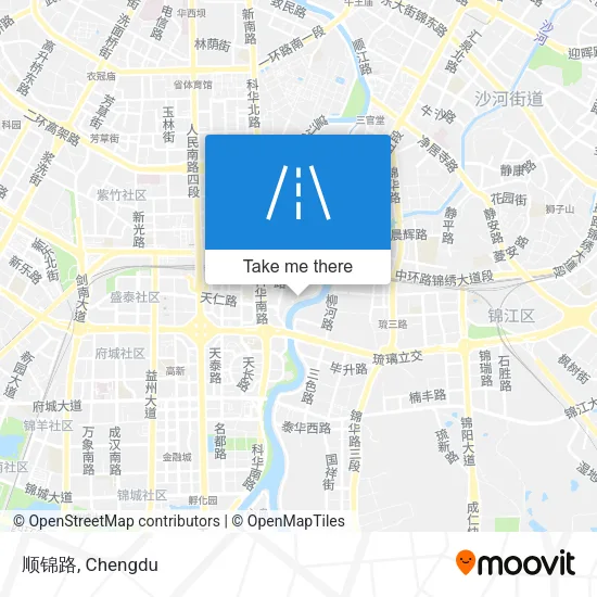 顺锦路 map