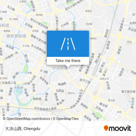 大凉山路 map
