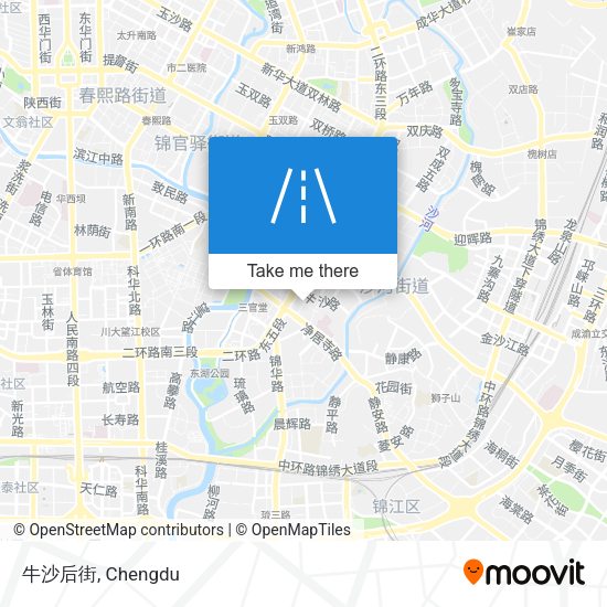 牛沙后街 map