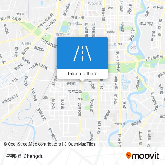 盛邦街 map