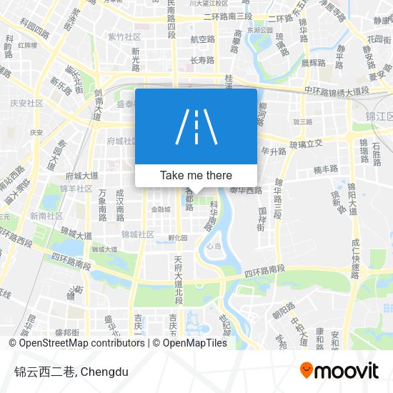 锦云西二巷 map