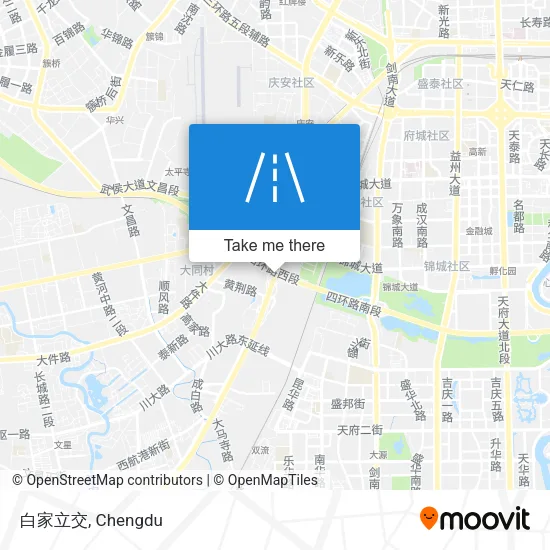 白家立交 map
