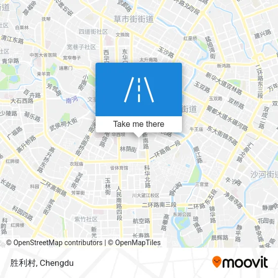 胜利村 map