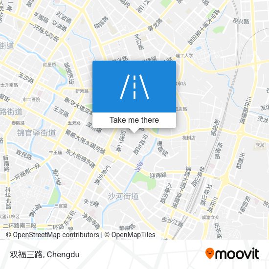 双福三路 map