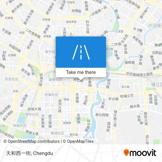 天和西一街 map