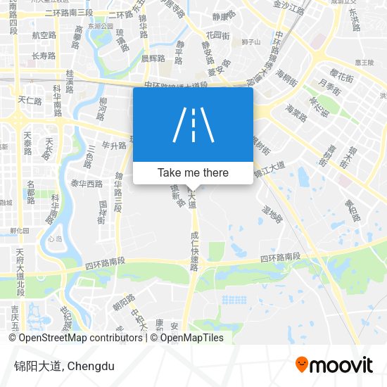 锦阳大道 map