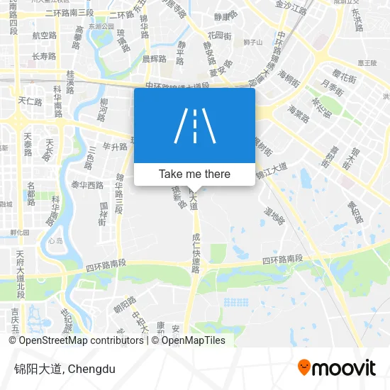 锦阳大道 map