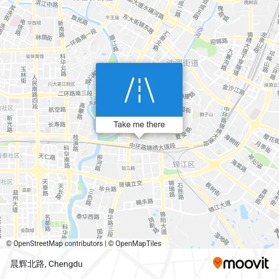 晨辉北路 map