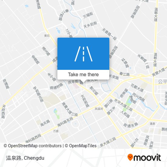温泉路 map