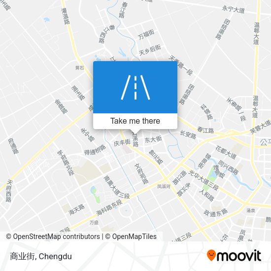 商业街 map