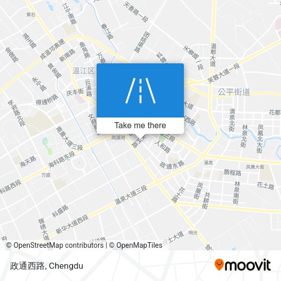 政通西路 map