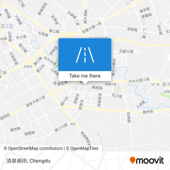 清泉南街 map