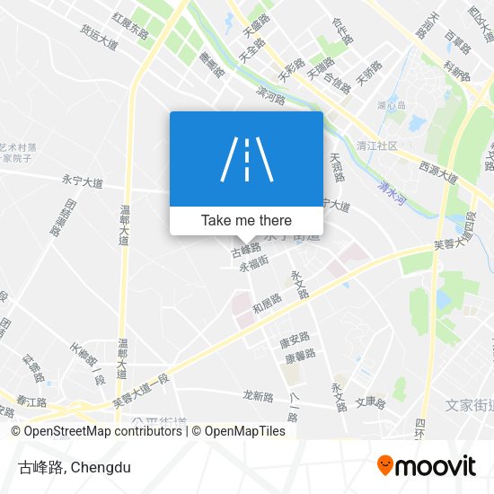 古峰路 map