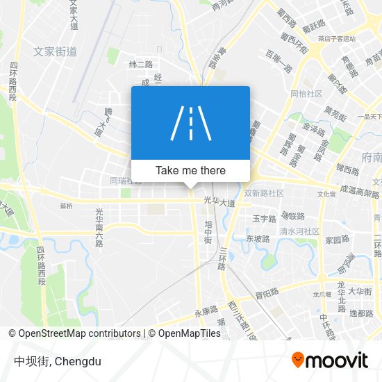 中坝街 map