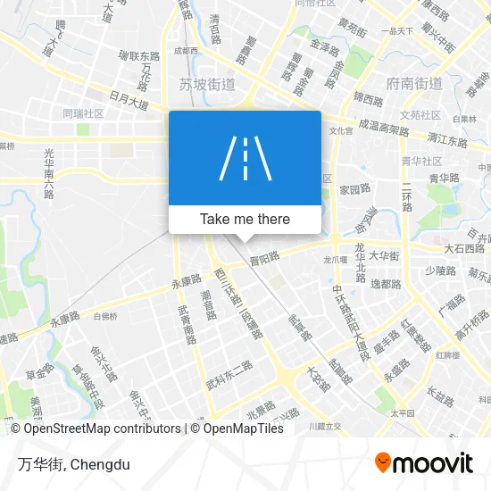 万华街 map