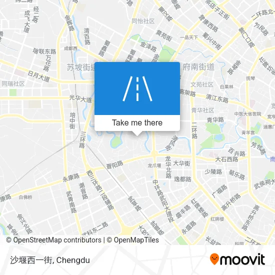 沙堰西一街 map