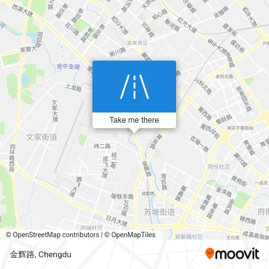 金辉路 map
