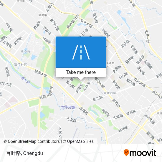 百叶路 map