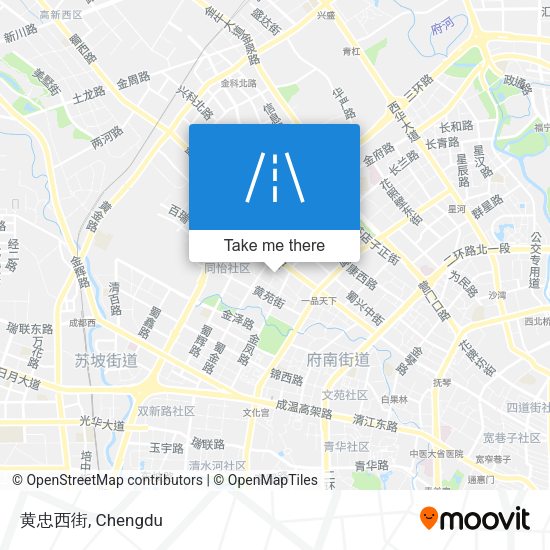 黄忠西街 map