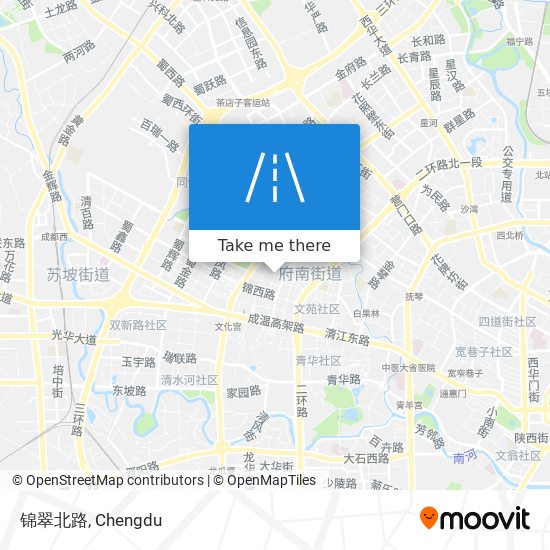 锦翠北路 map