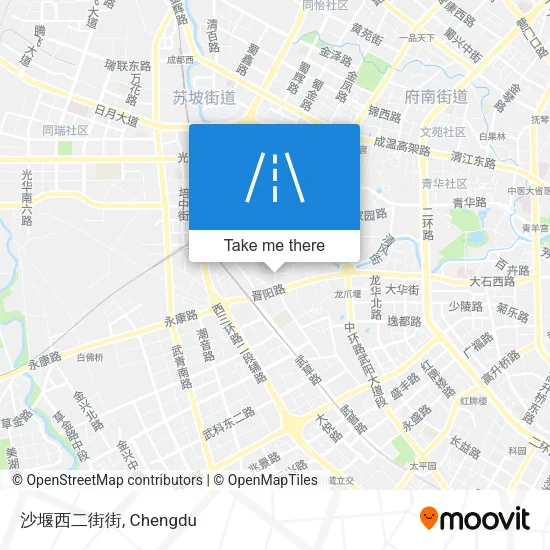 沙堰西二街街 map