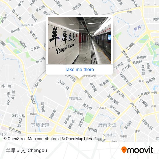 羊犀立交 map
