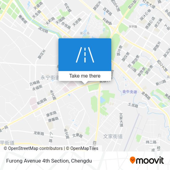 Furong Avenue 4th Section map