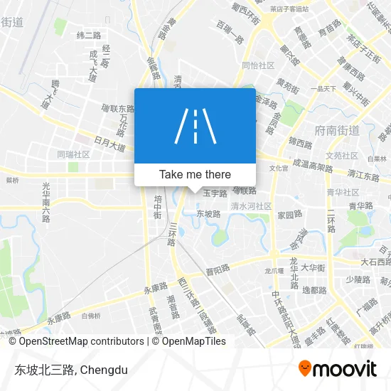 东坡北三路 map