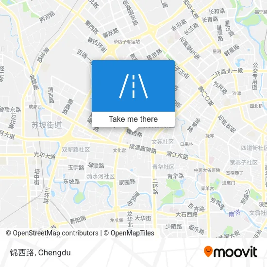 锦西路 map