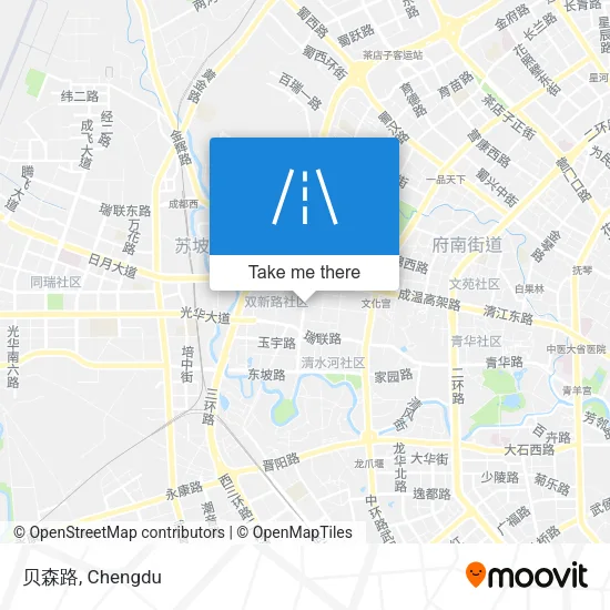 贝森路 map