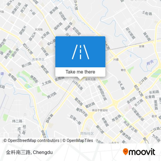 金科南三路 map