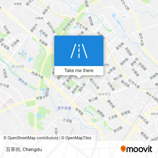 百草街 map