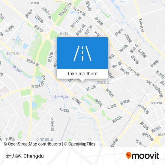 新力路 map