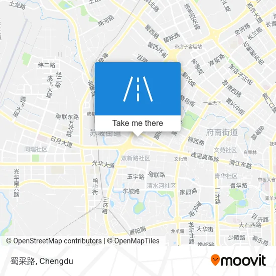 蜀采路 map