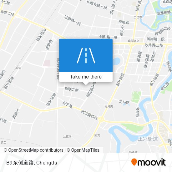 B9东侧道路 map