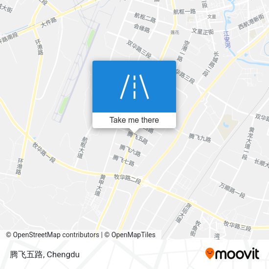 腾飞五路 map