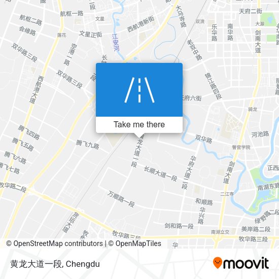 黄龙大道一段 map