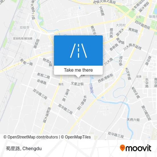 蜀星路 map